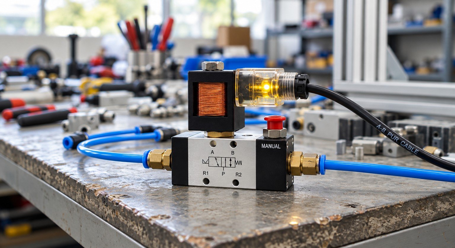 Pneumatic solenoid valve